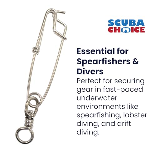 Stainless Steel Shark Clip for Scuba Diving - 4" x 1" Clip#02 W/ Bolt