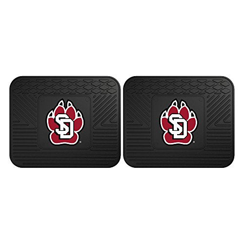 South Dakota Coyotes Back Seat Car Utility Mats - 2 Piece Set