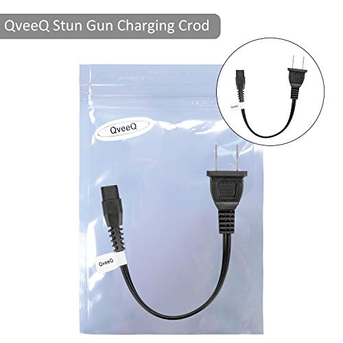 Universal Two-Hole Stun Gun Charging Cord - Replacement Power Cable