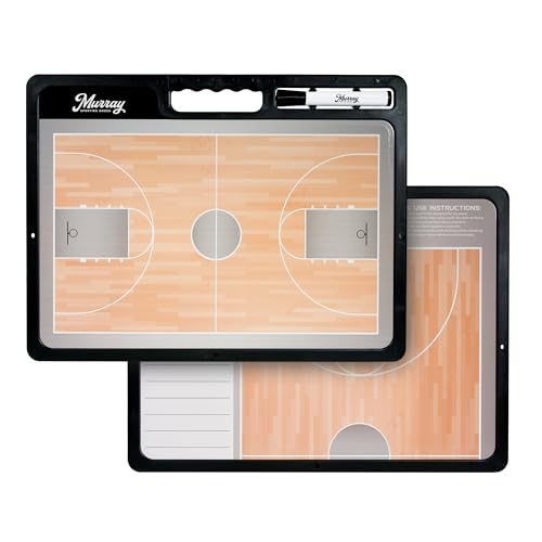Premium Basketball Coaches Clipboard - Double-Sided Dry Erase Board