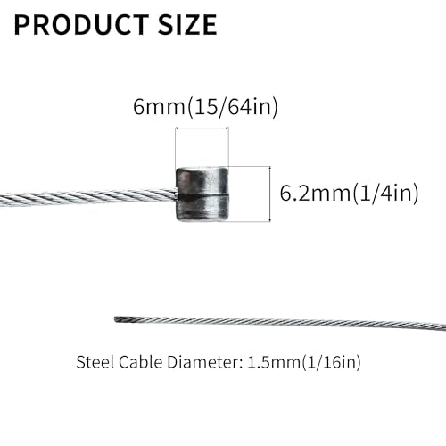 Universal Throttle Cable Repair Kit for Mini Bikes & ATVs - 6.56ft
