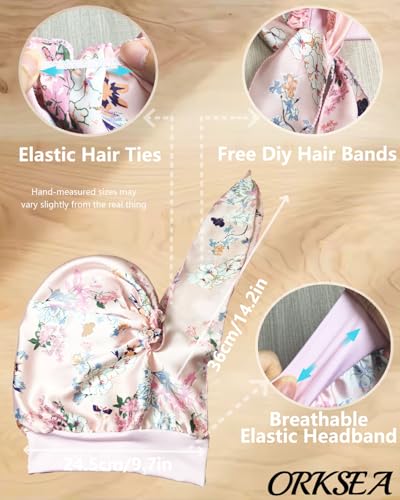 Chemo Headwear for Women - Silky Soft Light Pink Pattern Turban