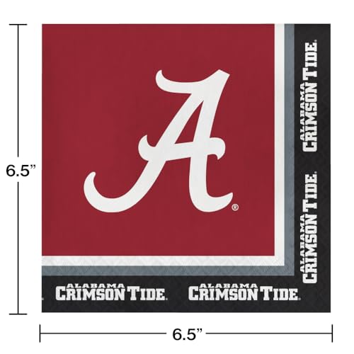 University of Alabama Tailgating Kit - 52 Piece Set for 16