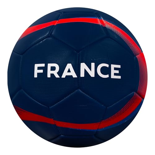 Official French Football Federation Soccer Ball - Size 5 Navy