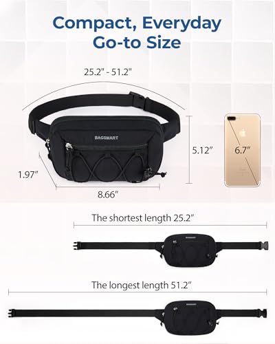Fanny Pack for Women - Large Capacity, Anti-Theft - Grayish Green