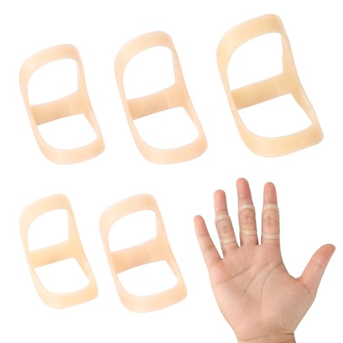 Oval Finger Splints Set - 5PCS Trigger Finger Brace, Sizes 9-13