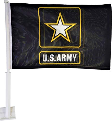 Double-Sided Car Flag 12x18 - U.S. Army Logo