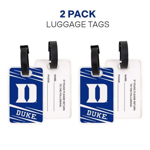 Acrylic Luggage Tag - Duke University Blue Devils - 2 Pack