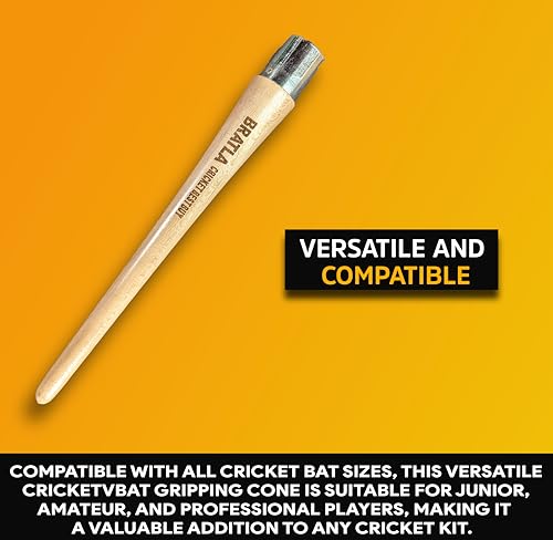 Cricket Bat Grip Cone for Rubber Grip Fitting with Metal Top