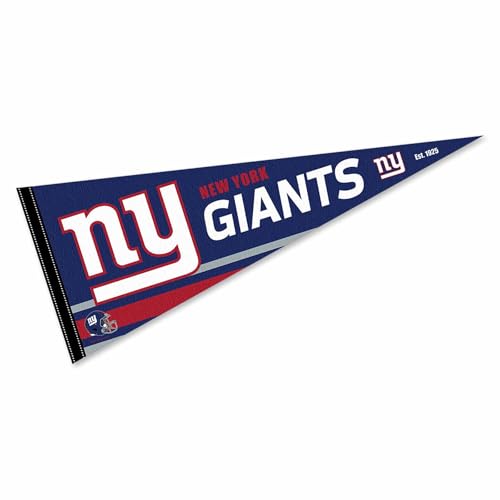 New York Giants Pennant Banner Flag - 12x30 Inch Felt