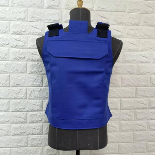 Tactical Vest with Patches - One Size Blue