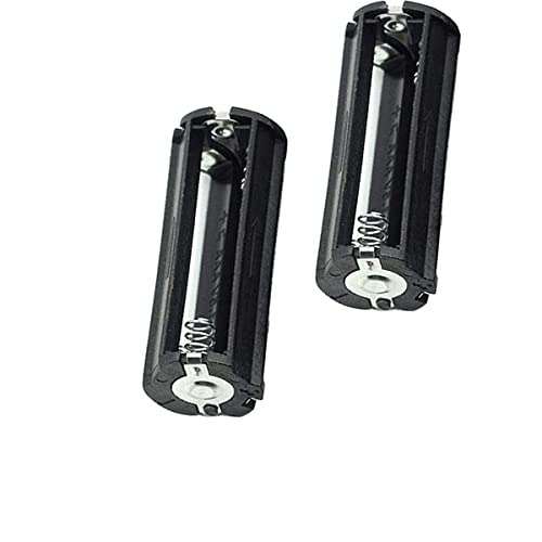 AAA Battery Holder Case - Flat Head Black - Pack of 2