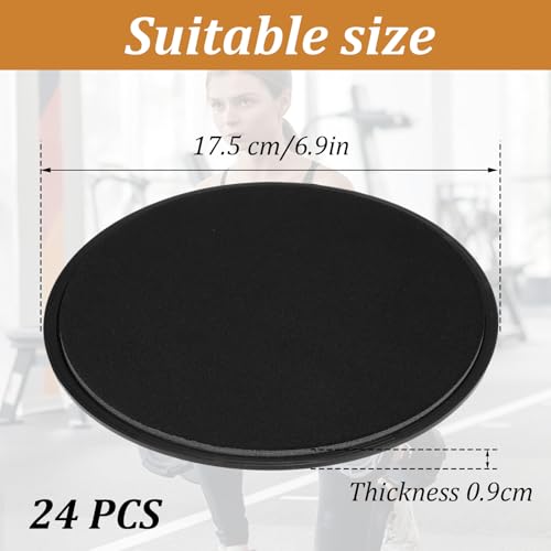 24-Piece Core Sliders Set for Abdominal & Strength Training
