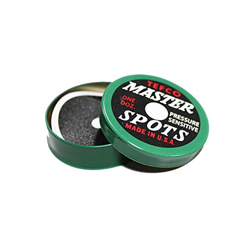 Tefco Master Spots - Tin of 12 Pool Table Spots