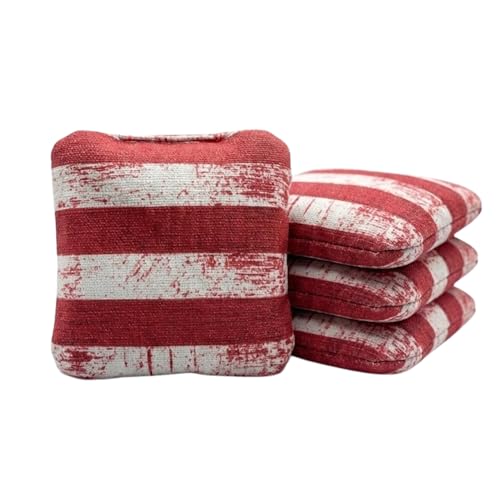 Professional Cornhole Bags - 16 oz Dual Sided with Resin Fill - Stars/Stripes