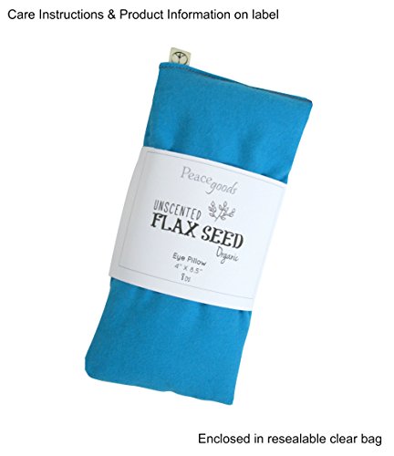 Weighted Cotton Flannel Eye Pillow - Unscented Gray - 8.5 oz Flax Seed