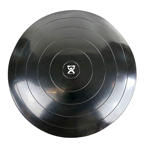 CanDo Inflatable Balance Disc 23.6" Diameter Black for Seat & Exercise