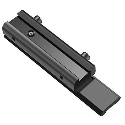 11mm to 21mm Picatinny Rail Adapter - Low Profile Riser Rail 9 Slots - 1 Pack
