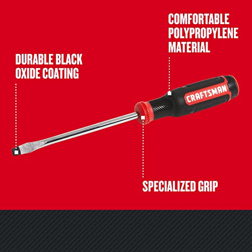 CRAFTSMAN Screwdriver, Slotted, Bi-Material, 5/16 X 6 Inch (CMHT65063N)