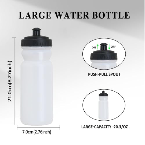 Water Bottle Holder Running Belt - Large Fanny Pack - Black