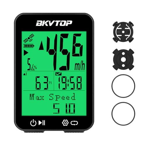 Wireless GPS Bike Computer with 2.4" Screen - Standard Mount