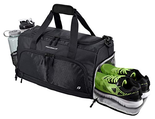 Durable Gym Duffel Bag with 10 Compartments & Water Resistant Pouch