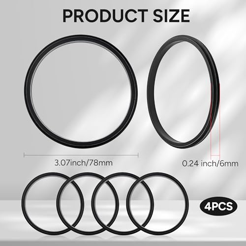 Rubber Gaskets for Yeti 20 Oz Tumbler Lid - 4 Pack