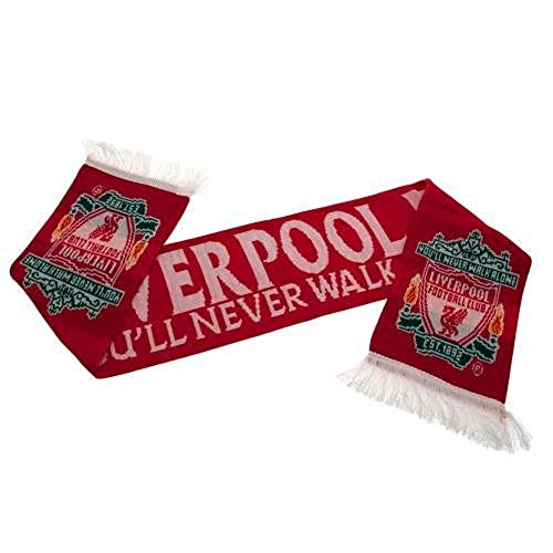 Liverpool FC YNWA Crest Scarf - 155cm Acrylic