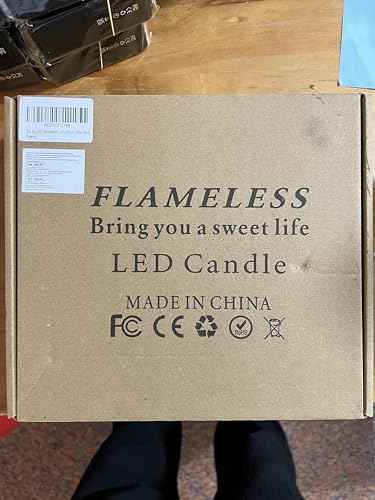 Da by Flickering Flameless Candle with Embedded Star String ，Acrylic LED Pillar Candles with 11-Key Remote Control and Timer，Battery Operated Candles, Ivory, Set of 5(D2.3×H5“/5“/ 6”/7“/8”)