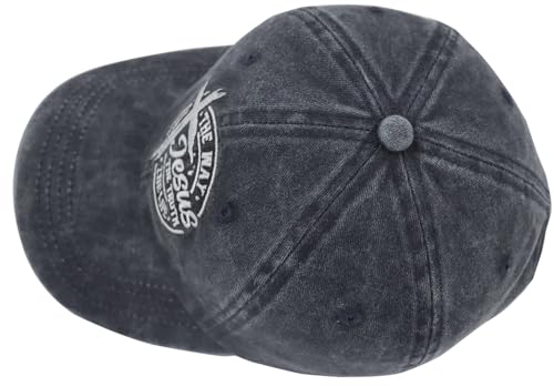 Black The Way The Truth The Life Christian Baseball Cap - Adjustable Cotton Hat for Men & Women