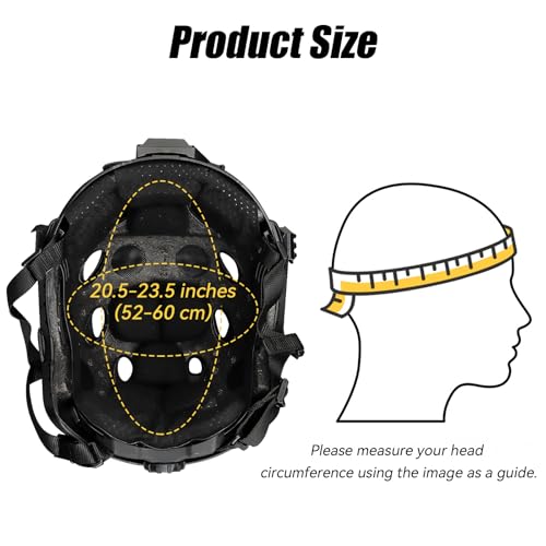 Lightweight High Cut Airsoft Helmet with NVG Mount - Tan