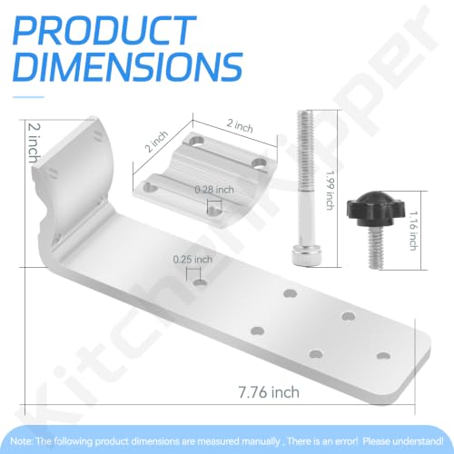 Stow N' Go Grill Rail Mount Bracket for Kuuma BBQ Grill - Aluminum