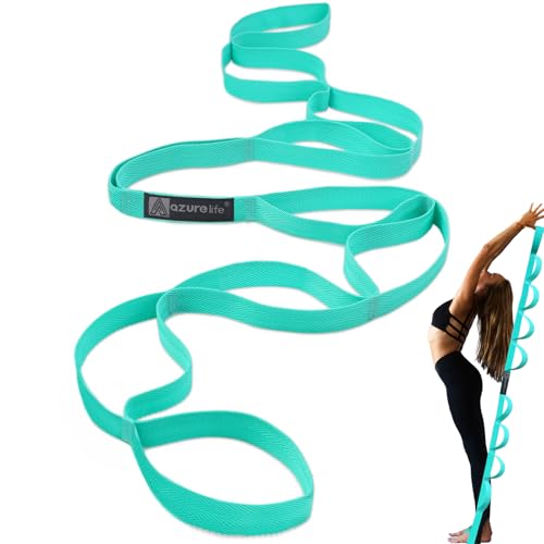 Durable Stretch Strap for Yoga and Physical Therapy - Green