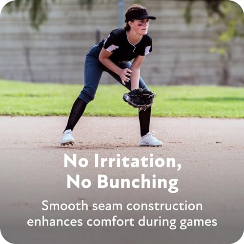 Athletic Performance Baseball & Softball Socks - Over-the-Calf - Maroon