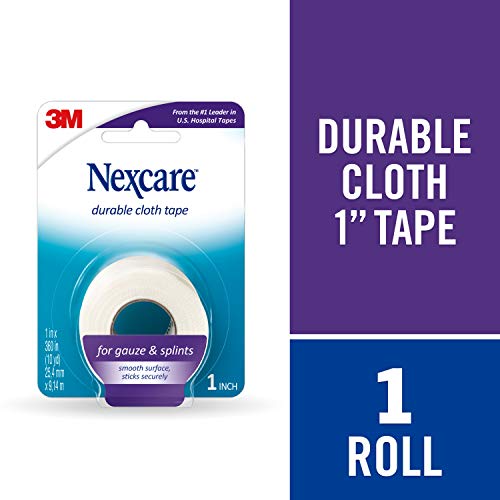 Durable Cloth Medical Tape - 1 Inch x 10 Yards, 1 Roll