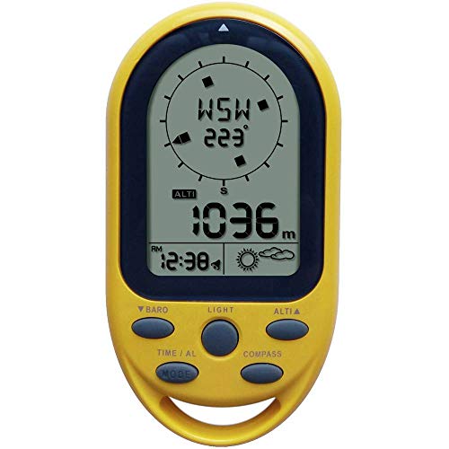 Digital Compass, Barometer & Altimeter - Yellow