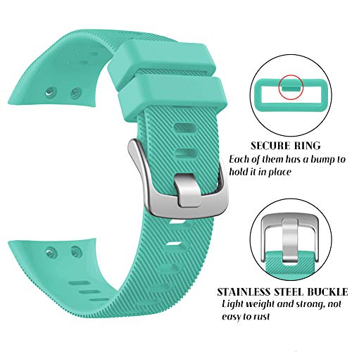Garmin Forerunner 45S Soft Silicone Sport Replacement Band - Teal