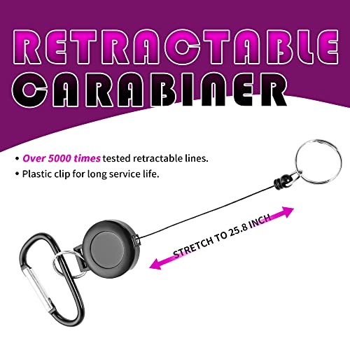 Golf Club Brush with Retractable Cord - Pink