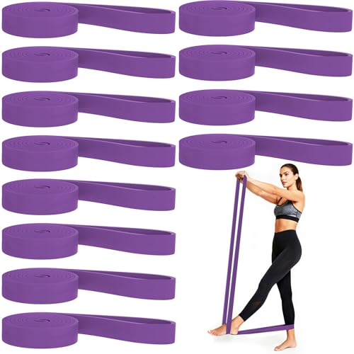 WIFOCU Purple Resistance Bands Set 35-85lbs - Home Gym & Physical Therapy