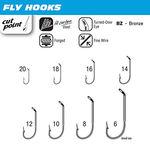 Trout Fly Fishing Kit - 16 Premium Dry & Wet Flies