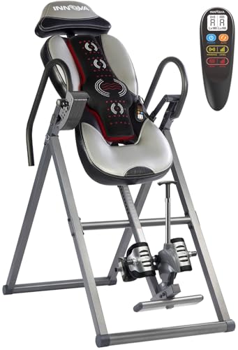 Advanced Heat and Massage Inversion Table - Light Gray