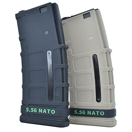 5.56 NATO Magazine Marking Bands - 12 Pack Green