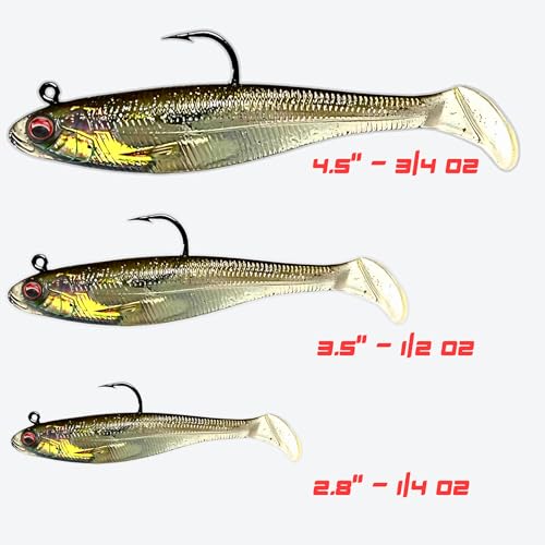 USA Bass Tackle Patriot Shad 1/2oz 3.5