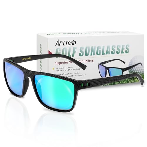 Polarized Golf Sunglasses for Men & Women - Lightweight & UV Protection