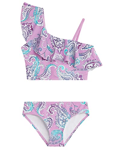 Avery UPF 50+ Beach Sport One Shoulder Tankini - Summer Purple