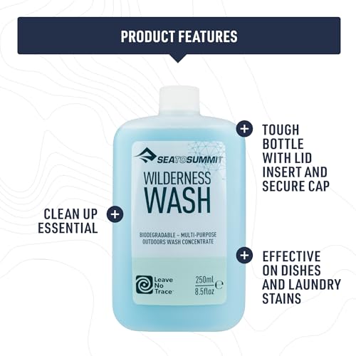 Sea to Summit Wilderness Wash Multi-Purpose Liquid Camp Soap - 2 Pack, 250ml