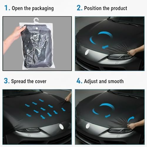 Mexico Flag Car Hood & Mirror Cover Set - Universal Fit