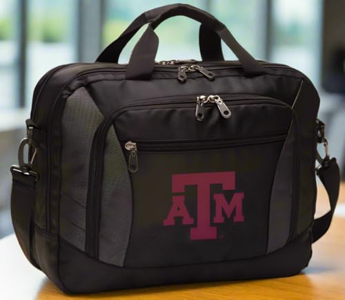Texas A&M Aggies Laptop Bag - Messenger Briefcase with Pockets