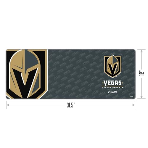 NHL Vegas Golden Knights Desk Pad - Large Non-Slip Mouse Pad