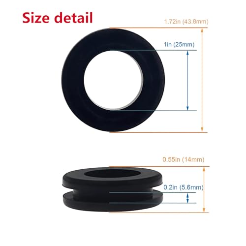 Club Car Fuel Tank Vent Insulation Grommet 1015139 - 1982 Up